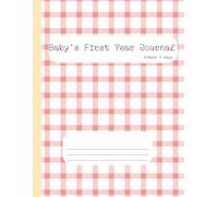 Baby’s First Year Journal - simple & easy - pink plaid: Easy 12-Month Record Book