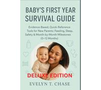 Baby’s First Year Survival Guide: Evidence-Based, Quick-Reference Tools for New Parents: Feeding, Sleep, Safety & Month-by-Month Milestones (0-12 Months)