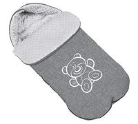 Baby saco de dormir Invierno Para un cochecito Agradable y cálido Minky Lino Osito de peluche [071]