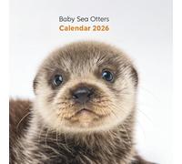 Baby Sea Otters 2026 Calendar: Cute & Playful Baby Sea Otters in Charming Ocean Photography