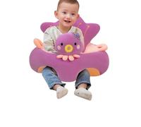Baby Seat for Babies 3-36 Months, Cute and Comfortable Infant Floor Seat, Soft and Lightweight Baby Chair for Daily Use at Home or Travel (Rose red)
