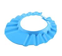 Baby Shampoo Tap Gorra de ducha ajustable Escudo de lavado de cabello suave para niños pequeños Cazas de champú para bebés azules