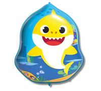Baby Shark - Globos de aluminio para fiesta de cumpleaños de 34 pulgadas