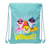 Saco Mochila BABY SHARK Surfing, Mediano 34 cm.
