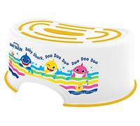 Baby Shark Taburete de entrenamiento para inodoro, color blanco, talla única