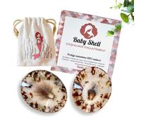 BABY SHELL® Conchas de lactancia + Almohadillas OEKO-TEX + Tisana + Bolsa + Folleto de maternidad y Meditaciones gratuitas (T.XL)