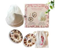 BABY SHELL Conchas de lactancia + Almohadillas Reutilizables | Taller Francés | Protector de pezón T.Medium