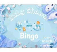 Baby shower Bingo: It's a Boy: Baby Shower Bingo Cut out cards