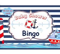 Baby Shower Bingo It's a Boy: Nautical-Themed Cut-Out Book