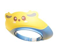 Baby Shower Cap Shield, Adjustable Silicone Wash Visor, Soft Waterproof Shampoo Hat With Cartoon Design, Upgraded Water Shield, Made Of Pp Tpes Material, 8.46x8.46x2.28in