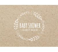 Baby Shower Guest Book: Baby Shower Sign in Guest Book | Gender Neutral Host Gift for Baby Shower Basket | Guests Can Write in Predictions and Advice | Space for Whishes & Photos | Present Boy & Girl