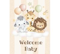 Baby Shower Guest Book: Gender Neutral Advice And Best Wishes Keepsake Book