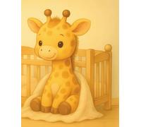 Baby Shower Guest Book - Little Giraffe Keepsake: A timeless guest book for messages, memories, and wishes for the baby