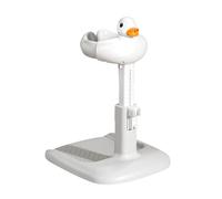 Baby Shower Stand, Bath Support Rack, Toddler Sitting Base, Anti-Slip Legs, Adjustable Height, Foldable Frame, Safe Wash, Easy Handling, Space Saving, Perfect for Kids, Boys, 46x40x55-65cm