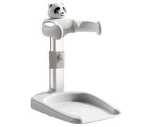 Baby Shower Standing Support, Foldable Anti-Slip Bath Stand, Adjustable Shower Helper for 0-36 Months, Bathroom Toddler Wash Support with or Without Seat Daily Cleaning Routine