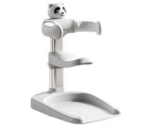 Baby Shower Standing Support, Foldable Anti-Slip Bath Stand, Adjustable Shower Helper for 0-36 Months, Bathroom Toddler Wash Support with or Without Seat Daily Cleaning Routine