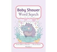 Baby Shower Word Search: Fun Puzzles for Gender Reveals, Sprinkle: Easy-to-Read | 50+ Puzzles | 110 Pages