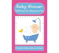Baby Shower Word Search: Word searches with easy to read print about baby showers, babies, parents, and more