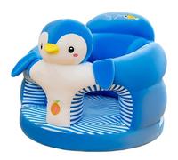 Baby Sit Me Up Seat Pingüino de dibujos animados Soporte para bebé para bebés de 0 a 36 meses Silla suave para niños pequeños para dormitorio, sala de estar, guardería, apartamento, adornos de jardín