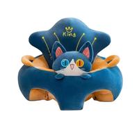 Baby Sit Up Chair, Soft, Vibrant Colors and Portable Infant Sit Up Chair, Ideal for Playing and Growing (Blue cat)