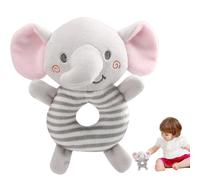 Baby Soft Rattle Sensory Toys - Rattle Stuffed Animals | Baby Rattlê Toy | Grab and Spin Animal Rattles Toy | STEM Educational Preschool Learning Tôys, Bâby Râttle Toys for