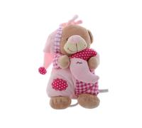 Baby Soothing Sleeping Music Doll Cartoon Stuffed Toy Bear Sleep Soother Toy