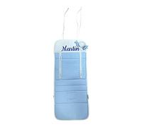 BABY STAR - Colchoneta transpirable para silla de paseo, Personalizado con nombre de su bebé bordado (C14AP)