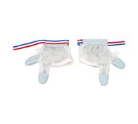 Baby Stop Thumb Sucker, Baby Finger Guard Ajustador Tamaño 1 par de encías de masaje de malla para exteriores (M)