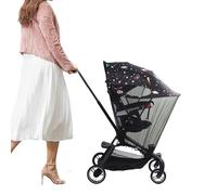 Baby Stroller Sun Shade With Net, Adjustable Foldable Canopy Cover, UPF50+ Sun Protection Pram Shield, Perfect For Outdoor Travel, Child Stroller Accessory, Travel-Friendly
