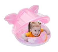 Baby Swim Float - PVC Baby Floatie Raft | Large Butterfly Shape Lounge Boat with Sunshade, Inflatable Swimming Float For Infant Pool Fun Outdoor Summer Playtime Vacation Garden Water Activities