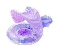 Baby Swim Float, Sun Protection Pool Float, Butterfly-Shaped Water Lounge Chair with Canopy, Easy to Inflate for Outdoor Swimming, Lake, Beach, Summer Play, 22.44x16.93 Inches