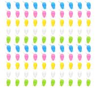 Baby Teeth Keepsake Box, 100-Pack Adorable Mouse Tooth Keepsake Box for Baby's First Tooth Collection, Random Colors (2 Bags)