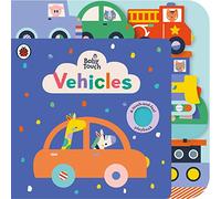 Ladybird – Baby Touch: Vehicles Tab Book – Libro sensorial de texturas para bebés y niños pequeños