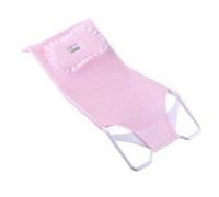 Baby Tub Insert, Bathing Bracket Cushion, Comfortable Shower Mat Pad, Supportive Bathroom Accessory for 0-6 Months Old, Girls, Boys, 22.83x11.02x1.65 inches, Blue and Pink