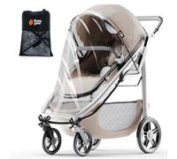 Baby Uma Funda universal para cochecito de bebé, 100% impermeable, PEVA, protección contra la lluvia, la nieve y el viento, accesorios para cochecito (+ bolsa de viaje)