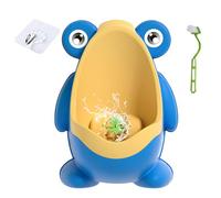 Baby Urinal, Portable Frog Design, 8.86x6.3in Boys Pee Trainer, Interactive Detachable Toilet, Easy to Clean Install for Kids Bathroom, Travel, Indoor, Camping Use