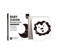 Baby Vision Stimulation Cards, High-Contrast Toddler Learning, Early Visual Development Activity, Brain-Boosting Educational Cards for Newborns and 0-3 Years