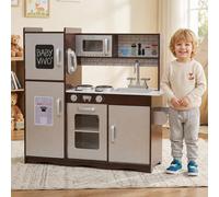 Baby Vivo Cocina de Juguete de Madera Infantil Microondas Niños Juguetes Horno