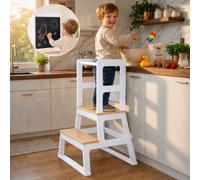 Baby Vivo Torre de Aprendizaje Niños Taburete Silla Alta Ayudante de Cocina