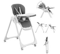 Baby Vivo Trona de bebe Silla para Niños con Bandeja Bebés de Altura Regulable