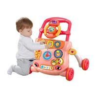 Baby Walking Aid - Foldable Toddler Walker, Interactive Activity Walker | Adjustable Height Support First Steps Training, Sturdy Safe Design infantt Mobility, Lightweight Walker for Home