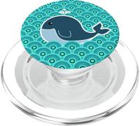 Baby Whale Ocean Marine Dolphin Animal Lover Ocean Life PopSockets PopGrip para MagSafe