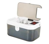 Baby Wipe Warmer - Caja De Toallitas Húmedas Viajes | Dispensador De Limpieza De Mayor Capacidad | Dispensador De Calentador Portátil Con Luces LED | Viajando USB Cargando Suministros Para Bebés Para