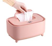 Baby Wipe Warmer, Portable Wet Wipe Heater with Even Heating, Adorable Insulated Wipes Box for Nursery, Car, Home, Night Care, Travel and Outdoor Use, 9.06x5.91x4.33 inches