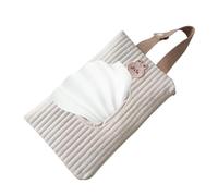 Baby Wipes Pouch, Paper Tissue Dispenser, 23x15cm, Stroller Holder Case, Portable, Reusable Travel Bag, Dustproof, Cotton, for Hand, Face, Makeup Removal, On-the-Go Use