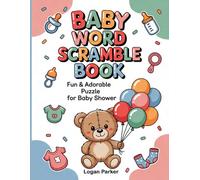 Baby Word Scramble Book: Fun & Adorable Puzzle for Baby Shower