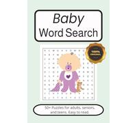 Baby Word Search Puzzle Book: Baby Word Search with Easy to read print about babies, newborns, infants, and more | 6x9 inches, 110 pages | Gift for new parents, expecting parents, and baby lovers