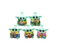 Baby Yoda Pipe Lovely Miniature Cartoon Figurine Model Toy Collection Portable Star War Mandalorian