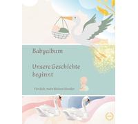 Babyalbum - Unsere Geschichte beginnt: Baby Erinnerungsbuch zum Ausfüllen für Schwangerschaft, Geburt und die ersten Jahre - zwischen damals und ... Schwangerschaft, Geburt und die ersten Jahre)