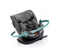 BABYAUTO - Silla de Coche Babyauto Xperta i-Size - Silla de auto desde 40 a 150 cm - Desde los 0 a los 12 años - Giratoria - Reclinable - ISOFIX - Toptether - Protección Lateral - Color: Grey Dobby